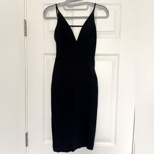 LuLu’s Collection Little Backless Mini Black Dress